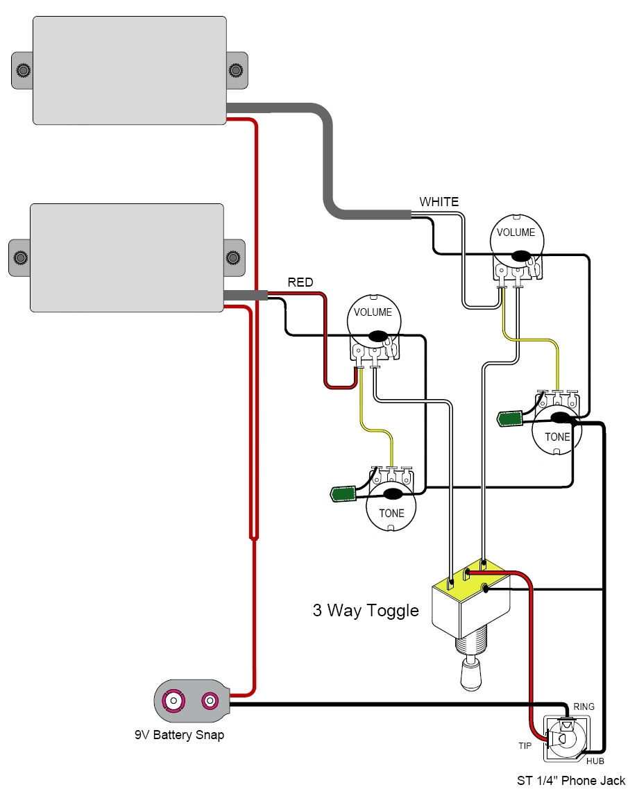 Emg 81-85 Pickup Wiring Diagram from www.guitarheads.net