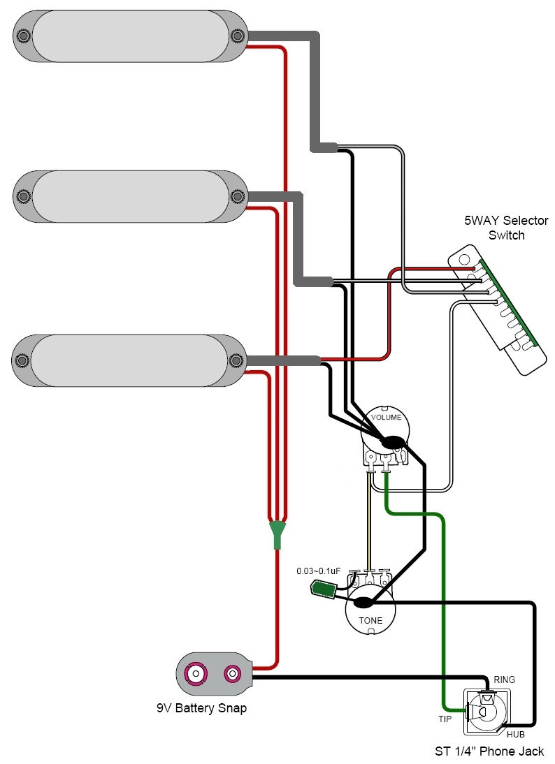 Telecaster Wiring Diagram Humbucker Single Coil from www.guitarheads.net